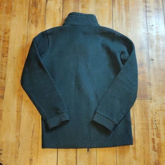 Columbia Black Fleece Jacket Size Medium 10 to 12 Unisex Fall Winter - Picture 7 of 7